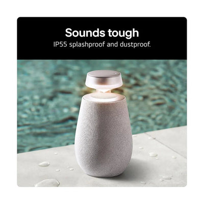 LG XBOOM 360 XO2 Portable Bluetooth Speaker with 360 Sound (XO2TBE.CEUSLLK) - Beige