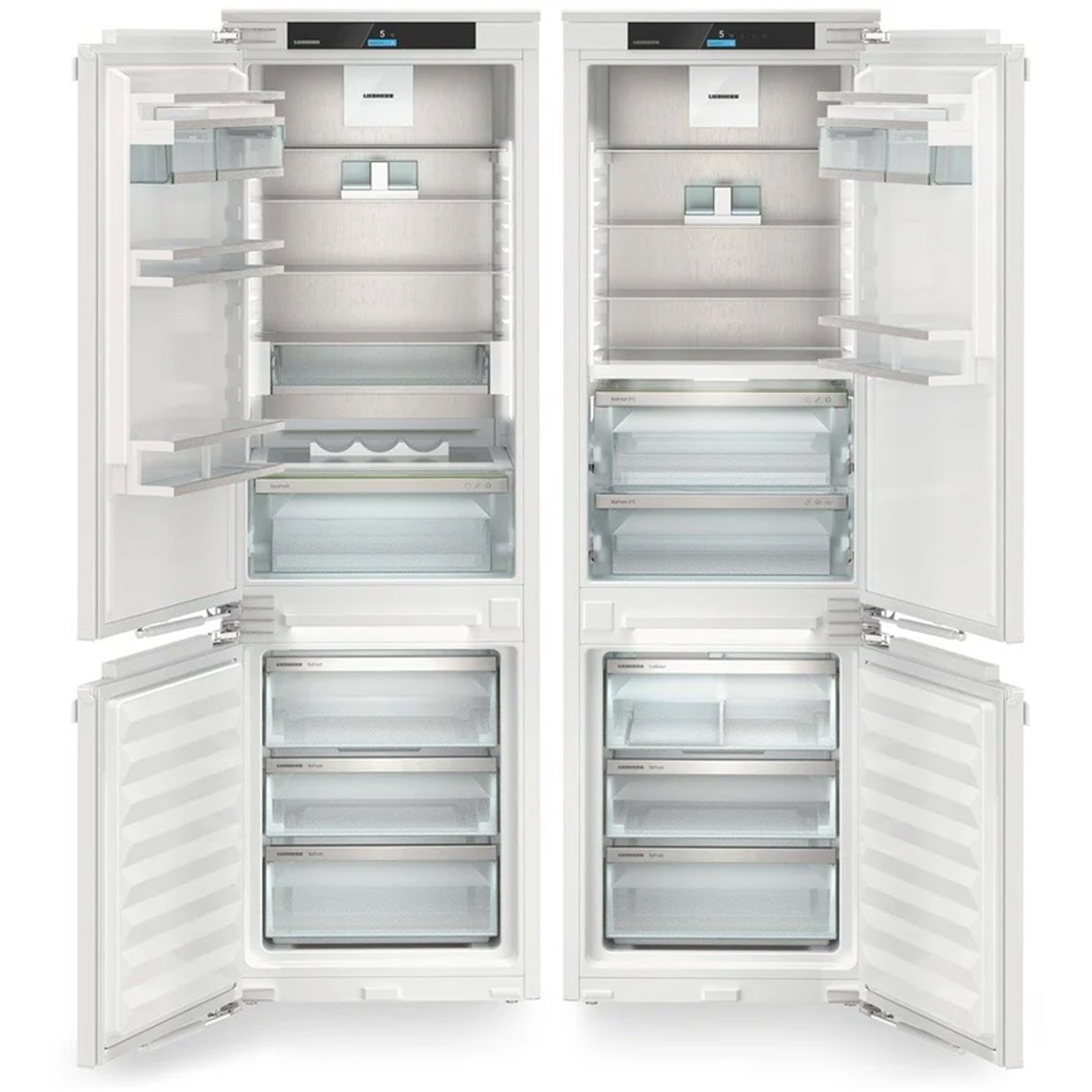 Liebherr Prime IXCC5165 178cm 500L Bio Fresh No Frost Built in Side by Side Fridge Freeze
