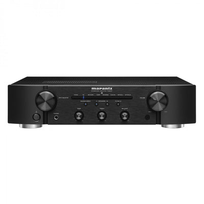 Marantz PM6007 Integrated Amplifier Black with Wharfedale Diamond 12.1i Bookshelf Speakers Walnut Pair HiFi Package