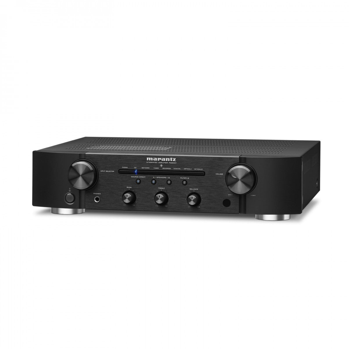 Marantz PM6007 Integrated Amplifier with JBL Stage 250B Bookshelf Speakers Pair Black HiFi Package