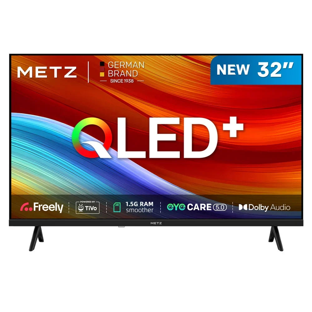 Metz 32MQH6800ZUK 32 Inch HD Smart QLED TV with Freely Power By TiVo