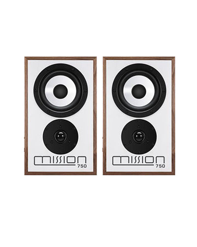 Mission 750 Bookshelf Speakers Pair Walnut