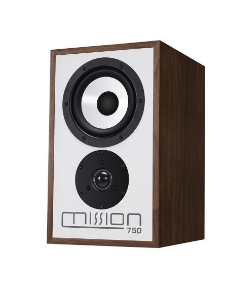 Mission 750 Bookshelf Speakers Pair Walnut