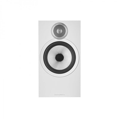Mission 778X Integrated Amplifier Silver with Bowers & Wilkins 606 S3 Standmount Speakers White Pair