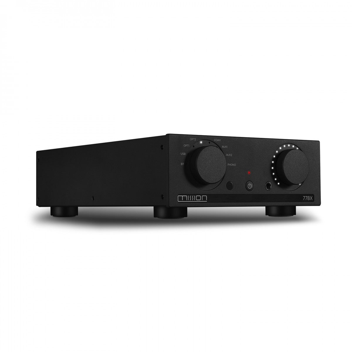 Mission 778X Integrated Amplifier with Bowers & Wilkins 606 S3 Standmount Speakers Pair - Black