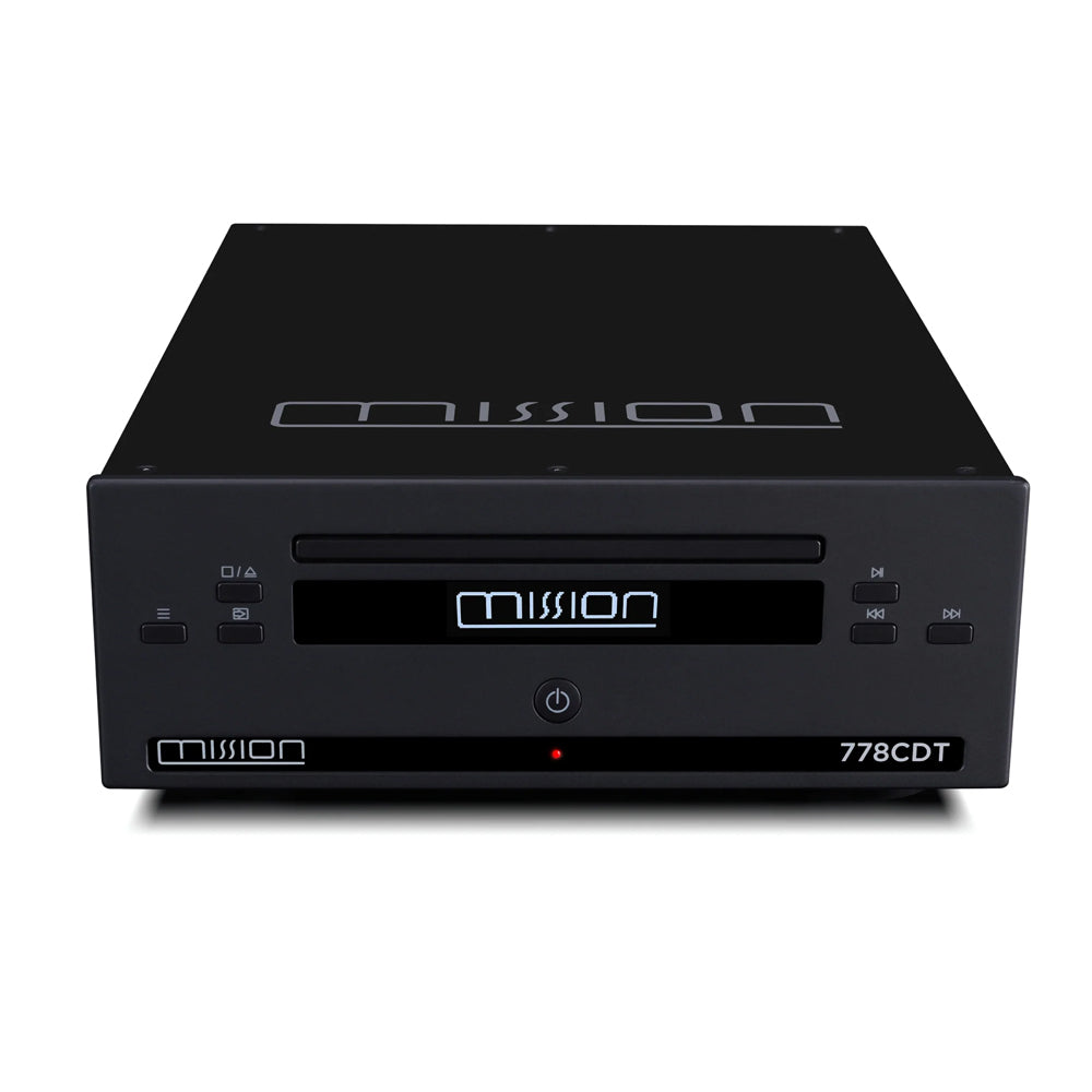 Mission 778X Stereo Amplifier and 778CDT CD Transport HiFi Bundle - Black