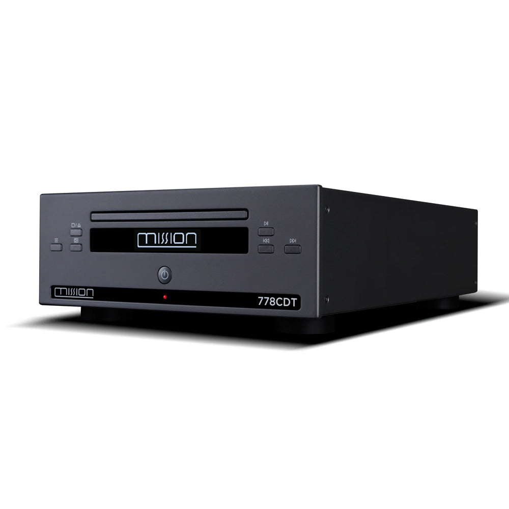 Mission 778X Stereo Amplifier and 778CDT CD Transport HiFi Bundle - Black