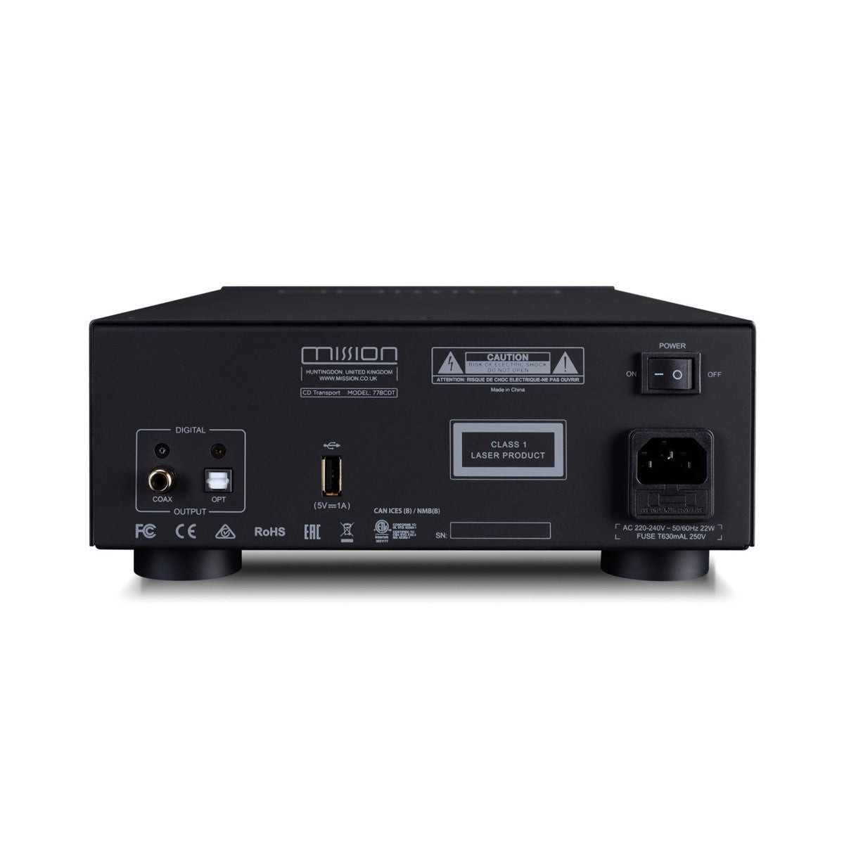 Mission 778X Stereo Amplifier with 778S Streamer and 778CDT CD Transport Bundle - Black