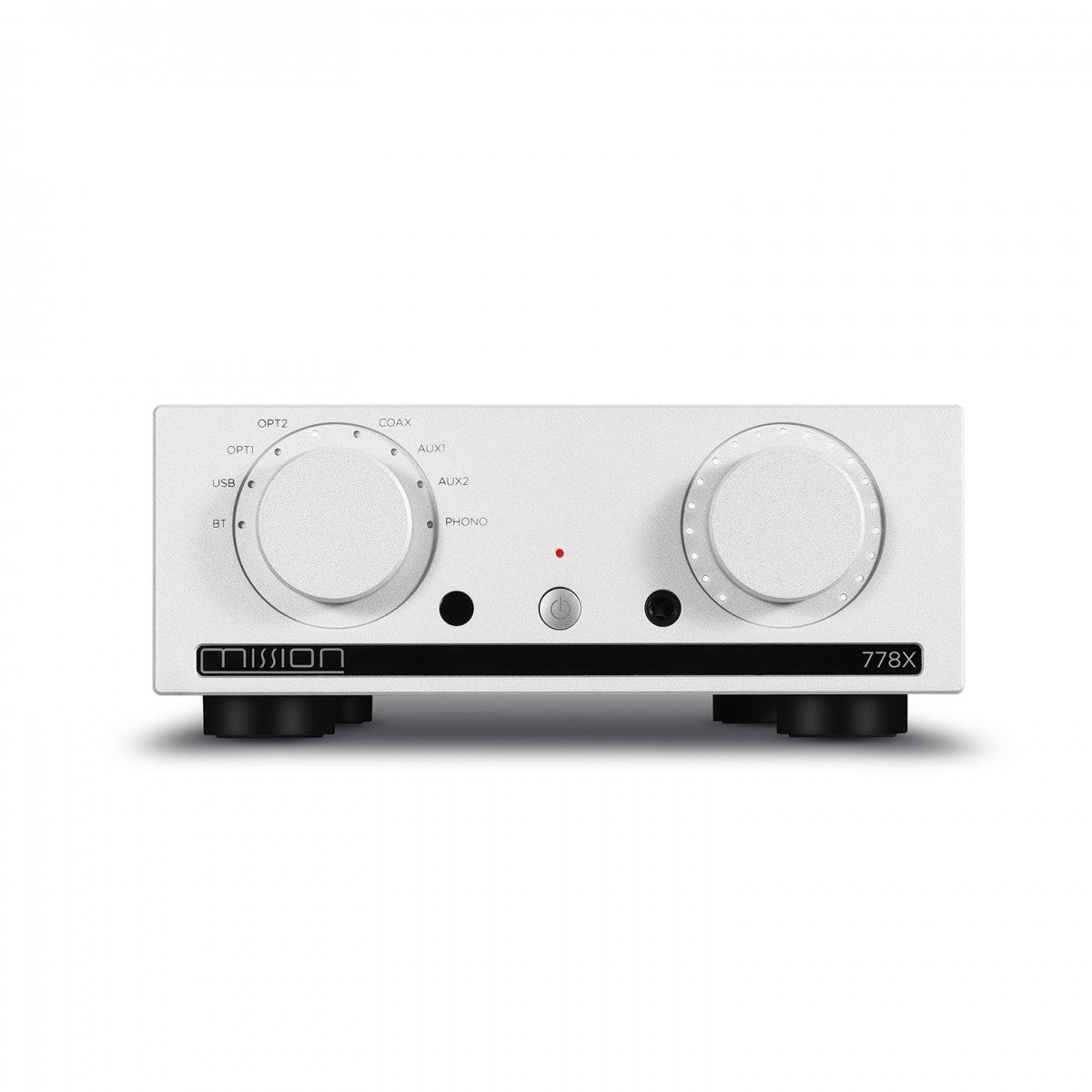Mission 778X Stereo Amplifier with 778S Streamer HiFi Bundle - Silver