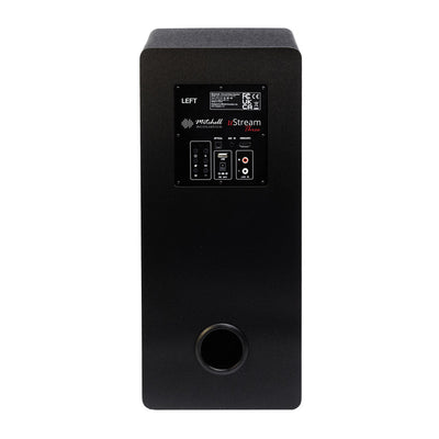Mitchell Acoustics uStream Three Active Stereo Wireless Bookshelf Speakers Pair Black