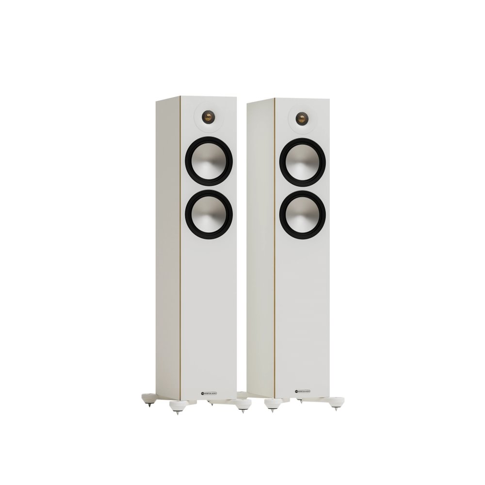 Monitor Audio Bronze 300 7G Floorstanding Speakers Pair White