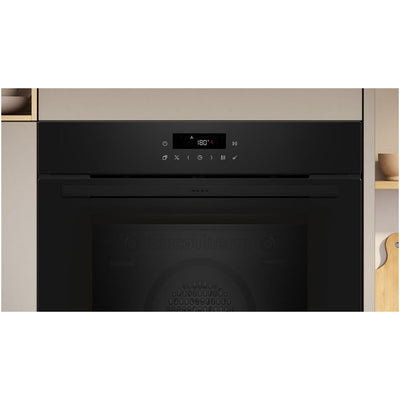 Neff B2CCJ7AK0B N30 60cm Built In Self Cleaning Electric single Oven Black