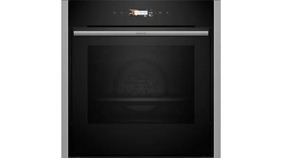 Neff B54CR71N0B N70 Slide and Hide Built-In Electric Single Oven Stainless Steel