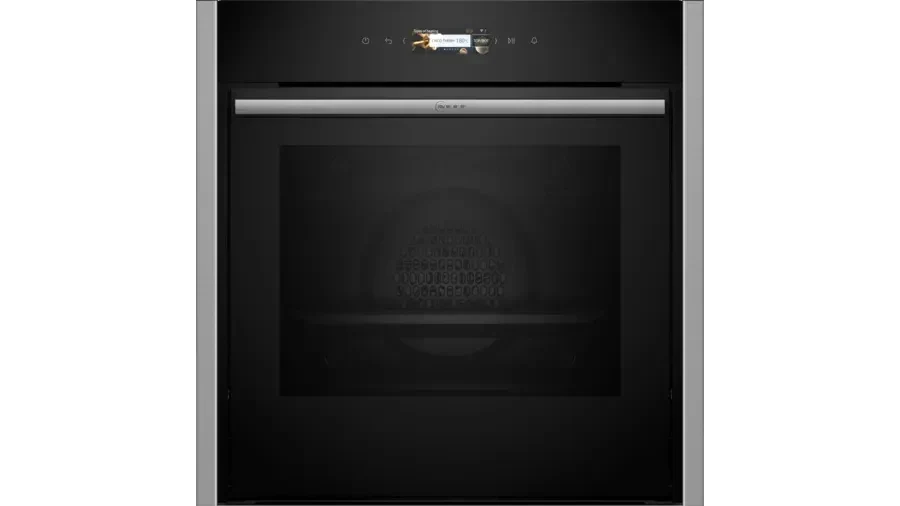 Neff B54CR71N0B N70 Slide and Hide Built-In Electric Single Oven Stainless Steel