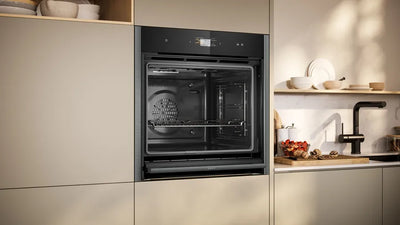 Neff B64VS71G0B N90 Slide and Hide Built-In Electric Single Oven Graphite