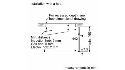 Neff C24FS31G0B N90 Built-In Electric Compact Oven with Steam Function