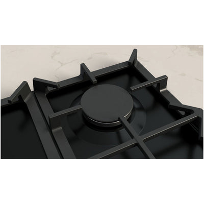 Neff T27CIQ8S0 N70 Flame Select 75cm Black Enamel Gas Hob