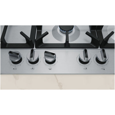Neff T27CIS8N0 N70 Falme Slelect 75cm Stainless Steel Gas Hob