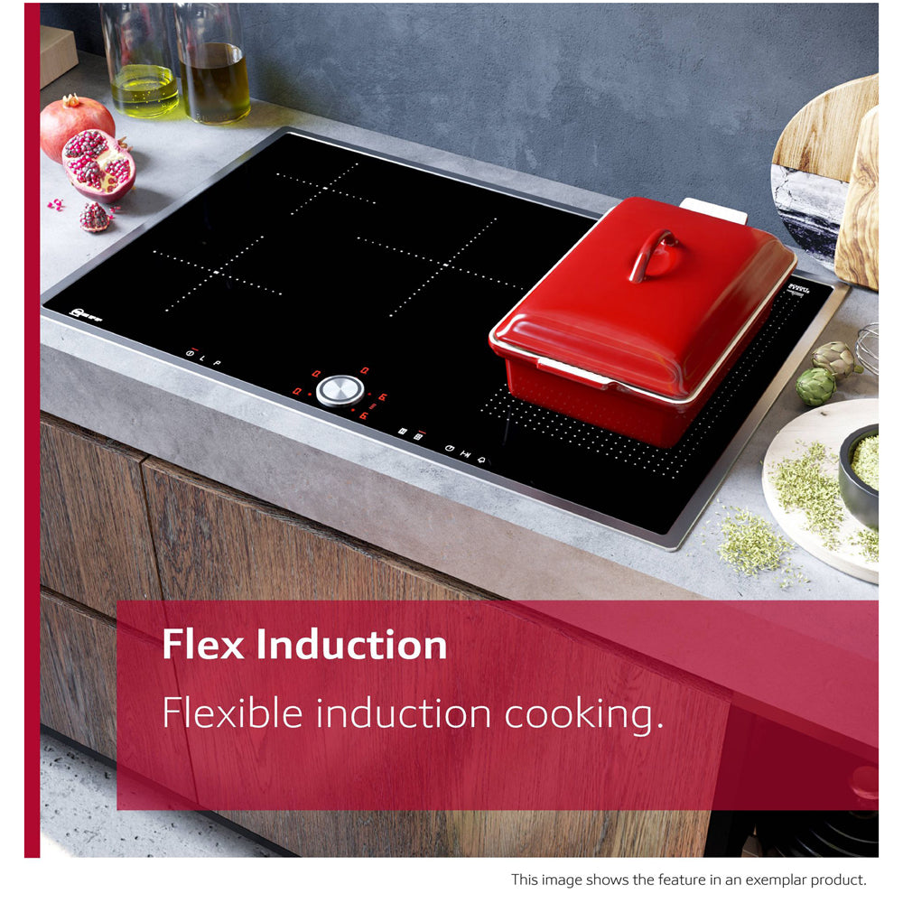 Neff T66FHX4L0 N70 60cm Flex Induction Hob with Twist Touch Control
