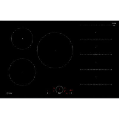 Neff T68FHV4L0KIT N70 80cm TwistTouch Induction Hob with Pan Set Black