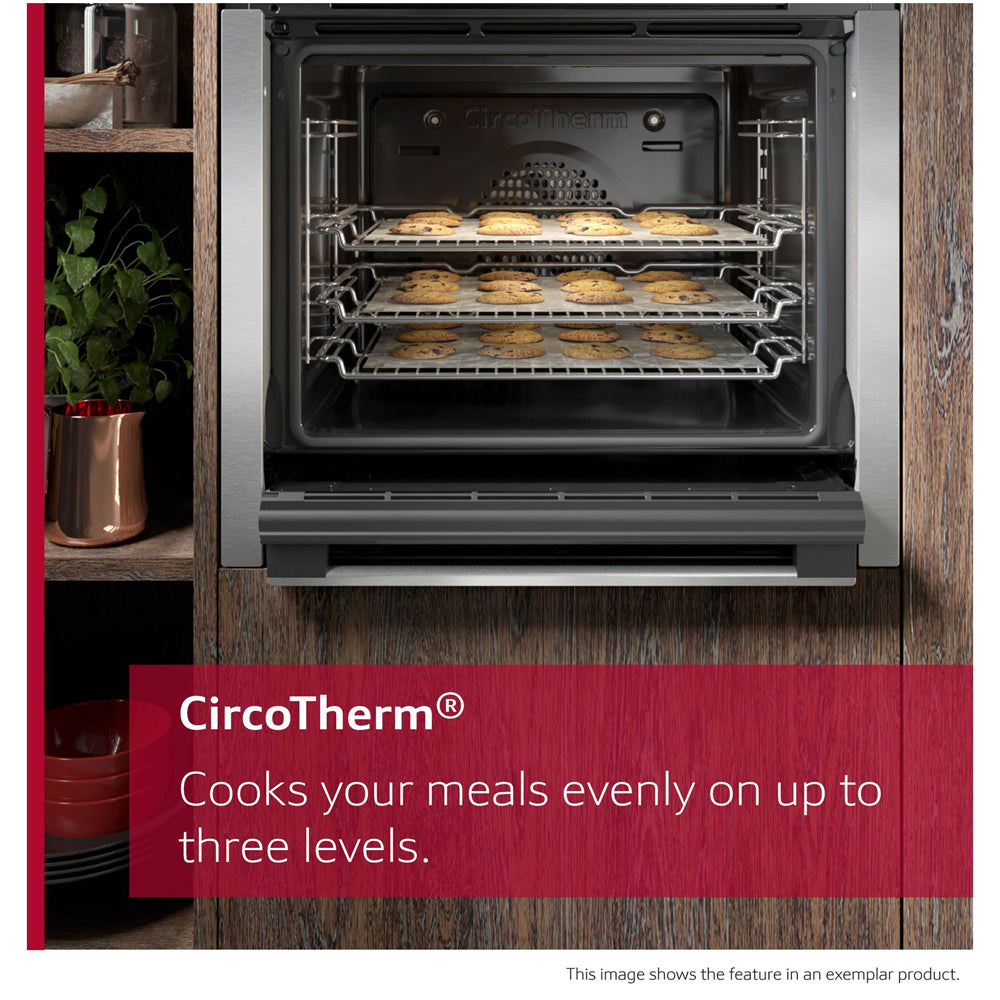 Neff U2ACH7AN7B Built in Self Cleaning Electric Double Oven Stainless Steel