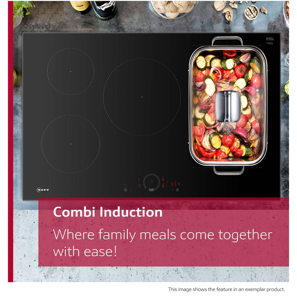 Neff V57THQ4L0 70cm Induction Hob with Integrated Ventilation System