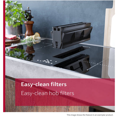 Neff V58NBS1L0 N50 80cm Induction Hob with Integrated Ventilation System