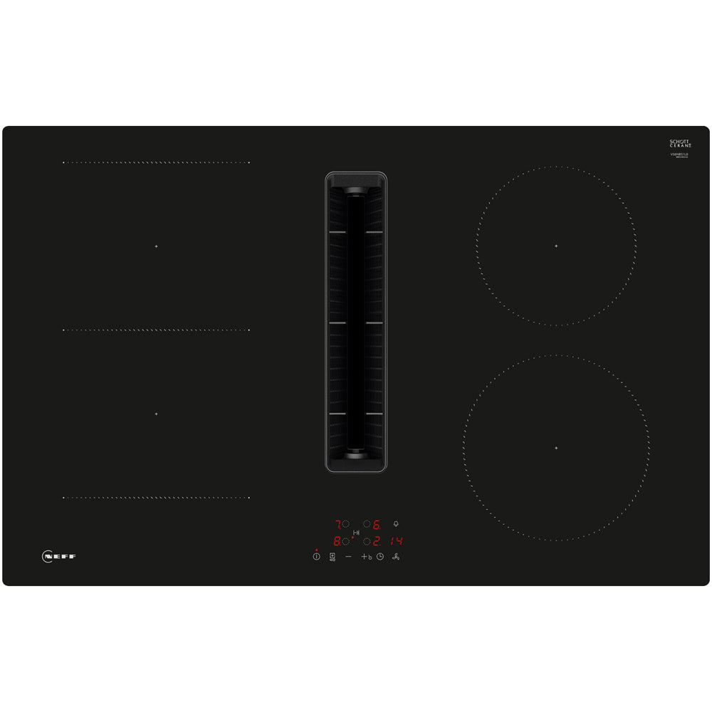 Neff V58NBS1L0 N50 80cm Induction Hob with Integrated Ventilation System