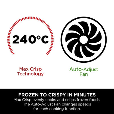 Ninja 6 in 1 Dual Zone Air Fryer 7.6L DZ300UK - Gun Metal Grey