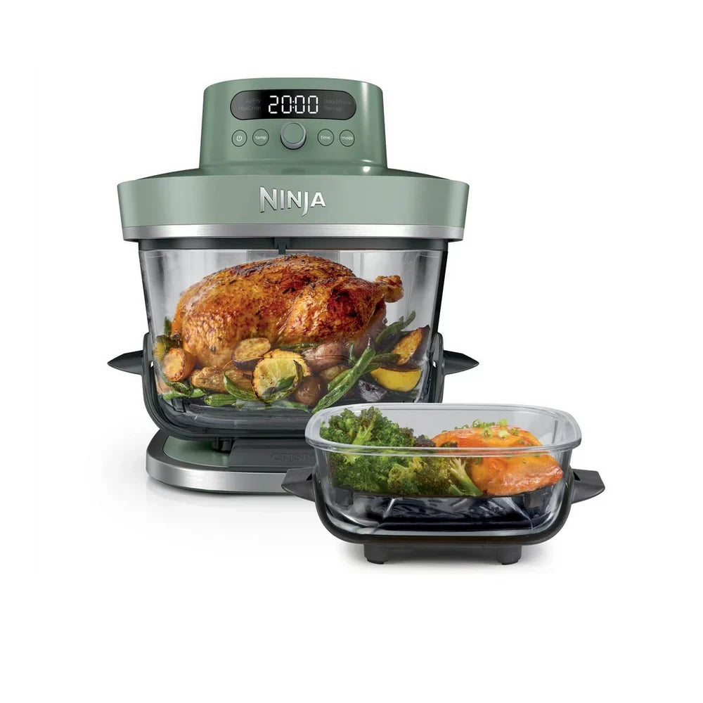 Ninja AS090UKGN CRISPi PRO 5-in-1 XL Glass Air Fryer Green