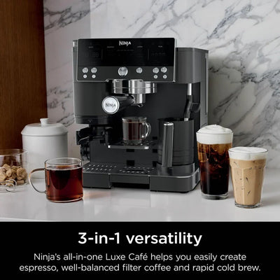 Ninja ES601UKBK Luxe Cafe Premier Espresso Coffee Machine - Black