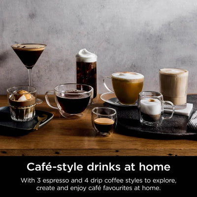 Ninja ES601UKBK Luxe Cafe Premier Espresso Coffee Machine - Black