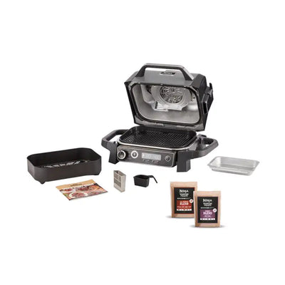 Ninja OG701UK Woodfire Electric BBQ Grill and Smoker