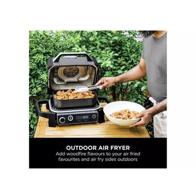 Ninja OG701UK Woodfire Electric BBQ Grill and Smoker