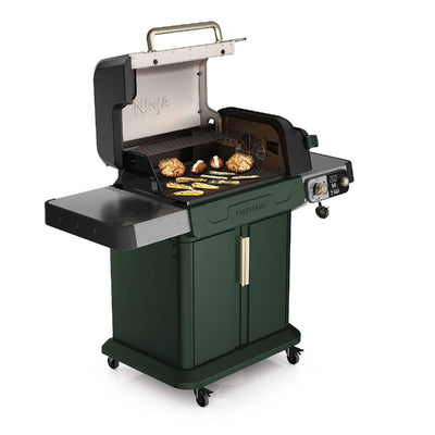 Ninja PG301UKGN FlexFlame Gas BBQ & Outdoor Cooking System Green