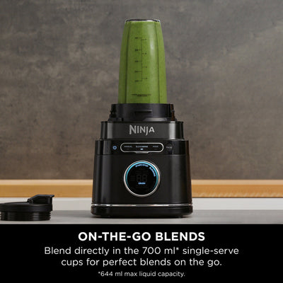 Ninja TB401UK Detect Power Blender and Processor Pro with Blendsense Technology Black