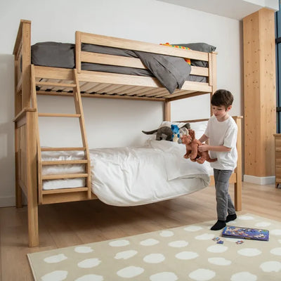 Naturepedic Savona FSC®-Certified Oak Kids Bed/Bunk Bed