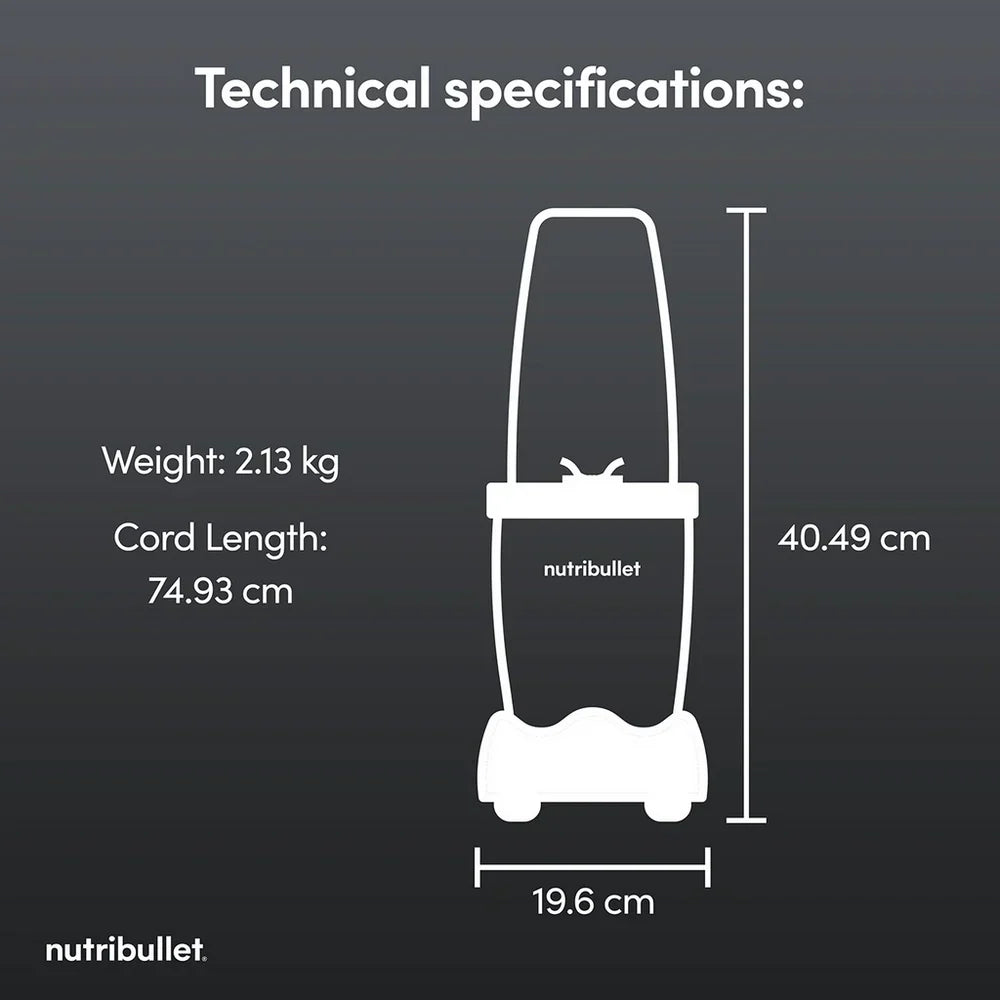 Nutribullet 900 Series McLaren F1 Team Edition Portable Blender 2775 - Grey