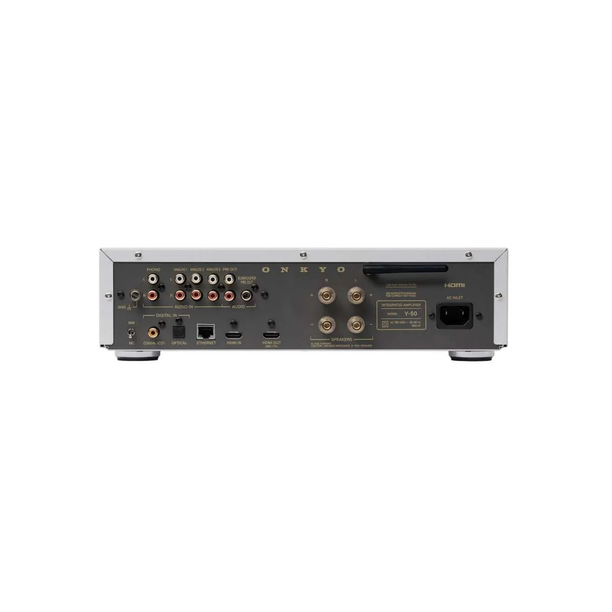 Onkyo Muse Y-50 250W Network Streamer & Integrated Amplifier Silver
