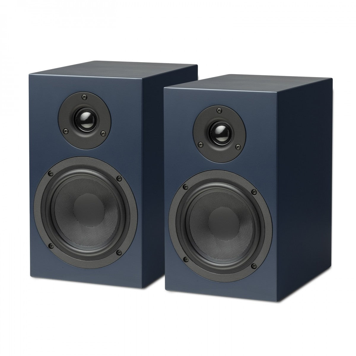 Pro-Ject Colourful Audio System 2 with Debut EVO 2 Turntable MaiA S3 Amplifier and Speaker Box 5 S2 Speakers - Satin Steel Blue