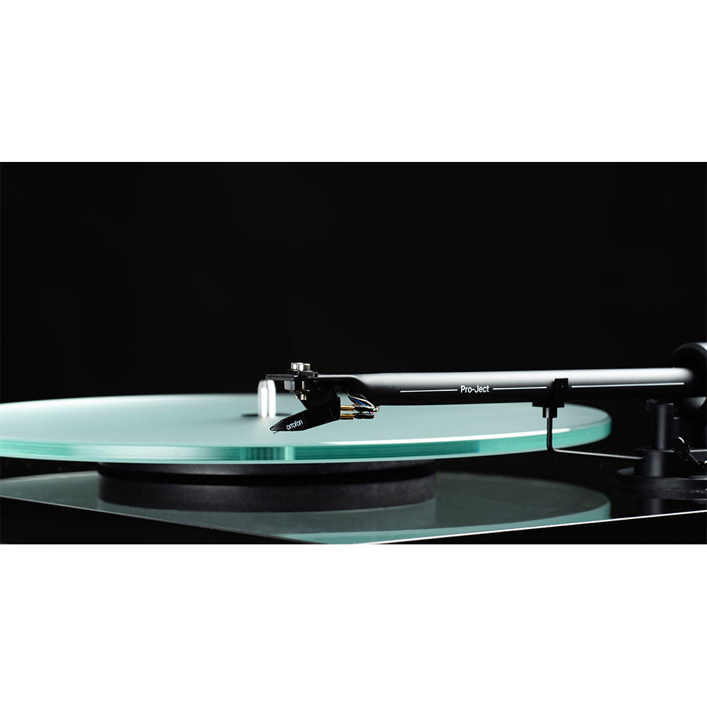 Pro-Ject T1 EVO Phono Turntable and Ruark MR1 MK3 Active Bluetooth Speakers with Built-in MM Phono Preamp Black