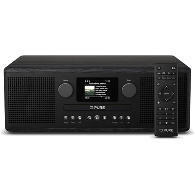 Pure Classic C-D6i All in One Internet Radio with DAB+ FM Bluetooth CD Player Stereo Sound System Black