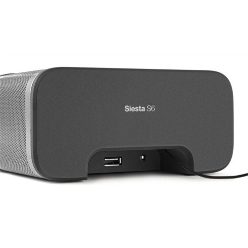 Pure Siesta S6 Premium Dab Dab+ FM Bluetooth Clock Radio Graphite