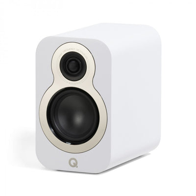 Q Acoustics 3010c Bookshelf Speakers Pair Satin White