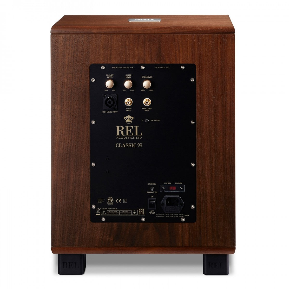 REL Classic 98 Subwoofer - Walnut