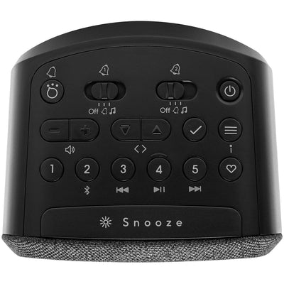 Roberts Ortus 5 DAB DAB+ FM RDS Bedside Radio with Bluetooth Black