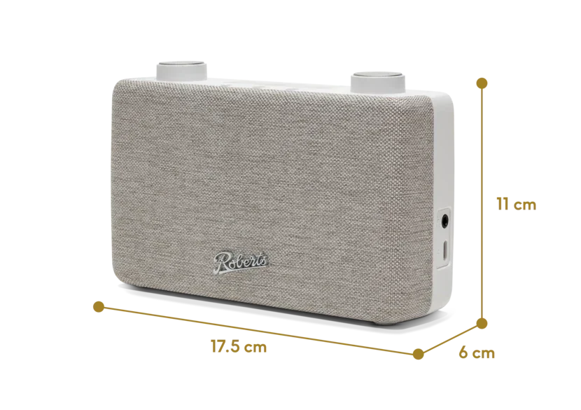 Roberts PLAY 11 DAB DAB+ FM Portable Digital Radio White