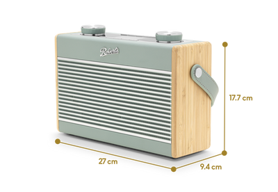 Roberts Rambler Classic DAB DAB+ FM RDS Bluetooth Radio Duck Egg