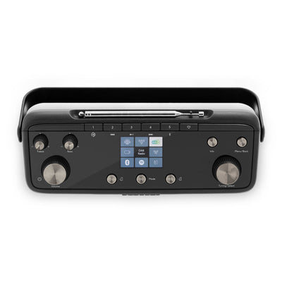 Roberts Stream 219 Internet DAB+ FM Bluetooth Portable Stereo Radio with Spotify - Black