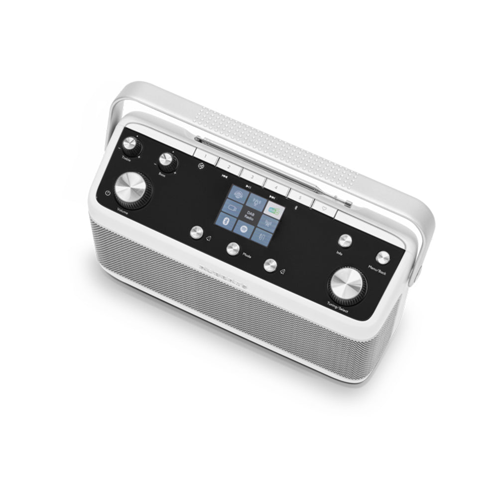 Roberts Stream 219 Internet DAB+ FM Bluetooth Portable Stereo Radio with Spotify - White